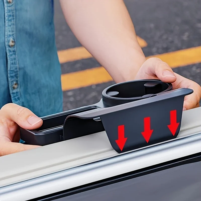 Auto deur organizer | 4-in-1 bekerhouder en telefoonhouder - Image 5