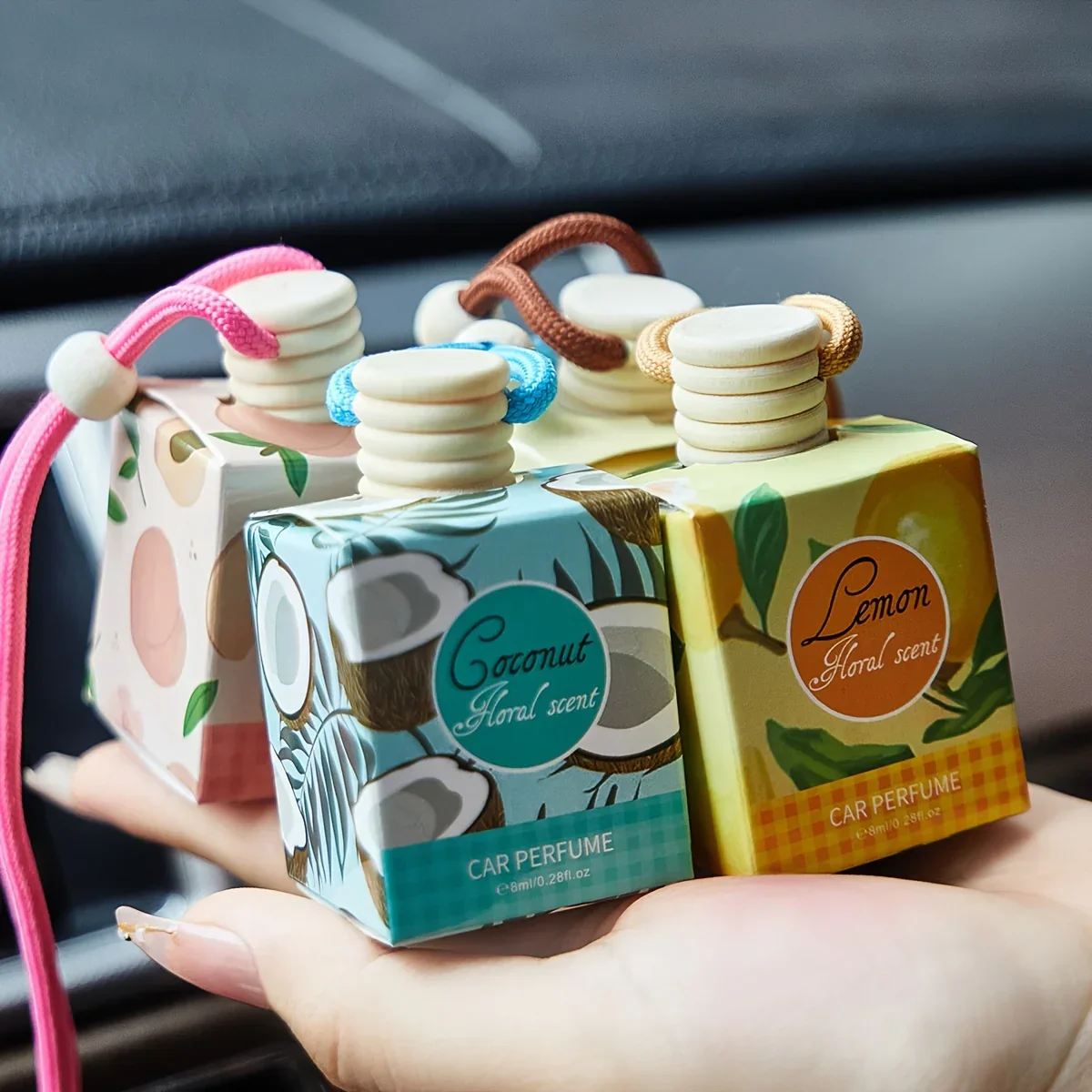Auto luchtverfrisser | Lang houdend parfum hanger zonder alcohol - Image 2