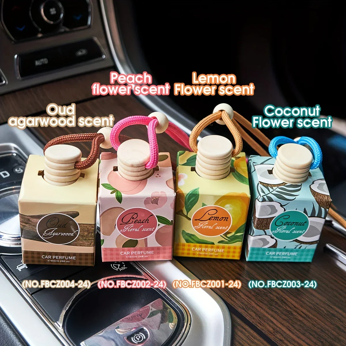 Auto luchtverfrisser | Lang houdend parfum hanger zonder alcohol - Image 3