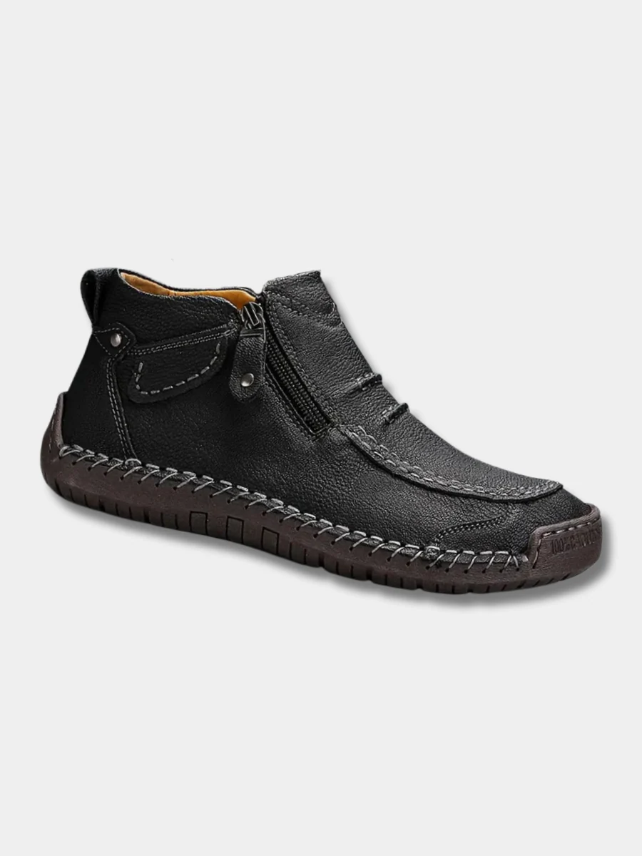 Comfortabele instapschoenen heren | Hoge schoenen met rits - Image 5