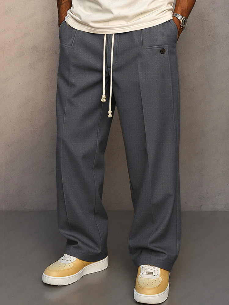 Wijde Casual Broek -  Comfortabele broek met trekkoord - UrbanStride - Image 9