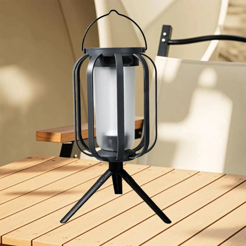 Decoratieve lamp | LED lantaarn met vlam effect en warm licht - Image 11