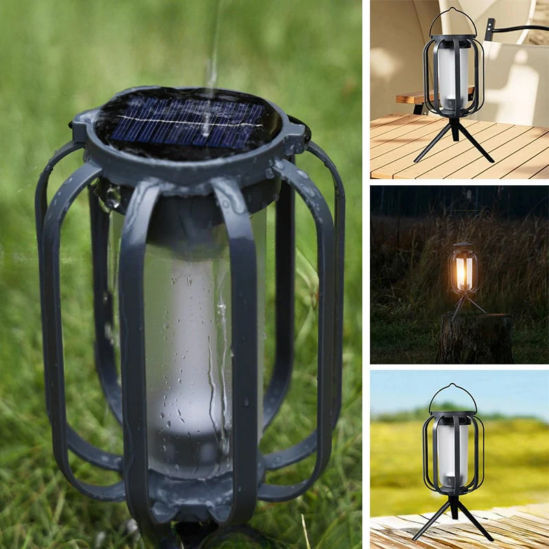 Decoratieve lamp | LED lantaarn met vlam effect en warm licht - Image 7