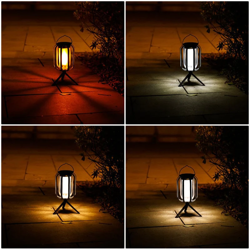 Decoratieve lamp | LED lantaarn met vlam effect en warm licht - Image 9