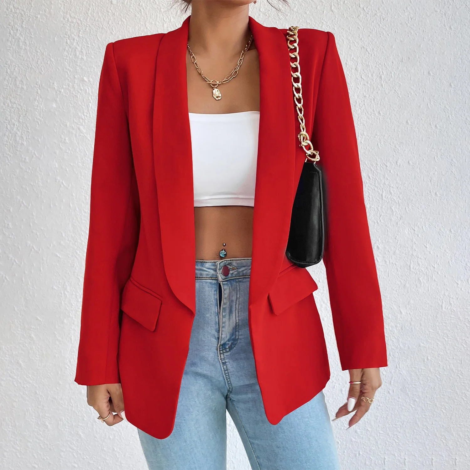 Elegante dames blazer met getailleerde pasvorm - Image 10