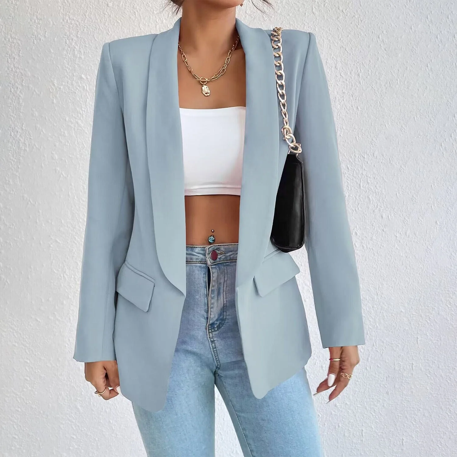 Elegante dames blazer met getailleerde pasvorm - Image 3