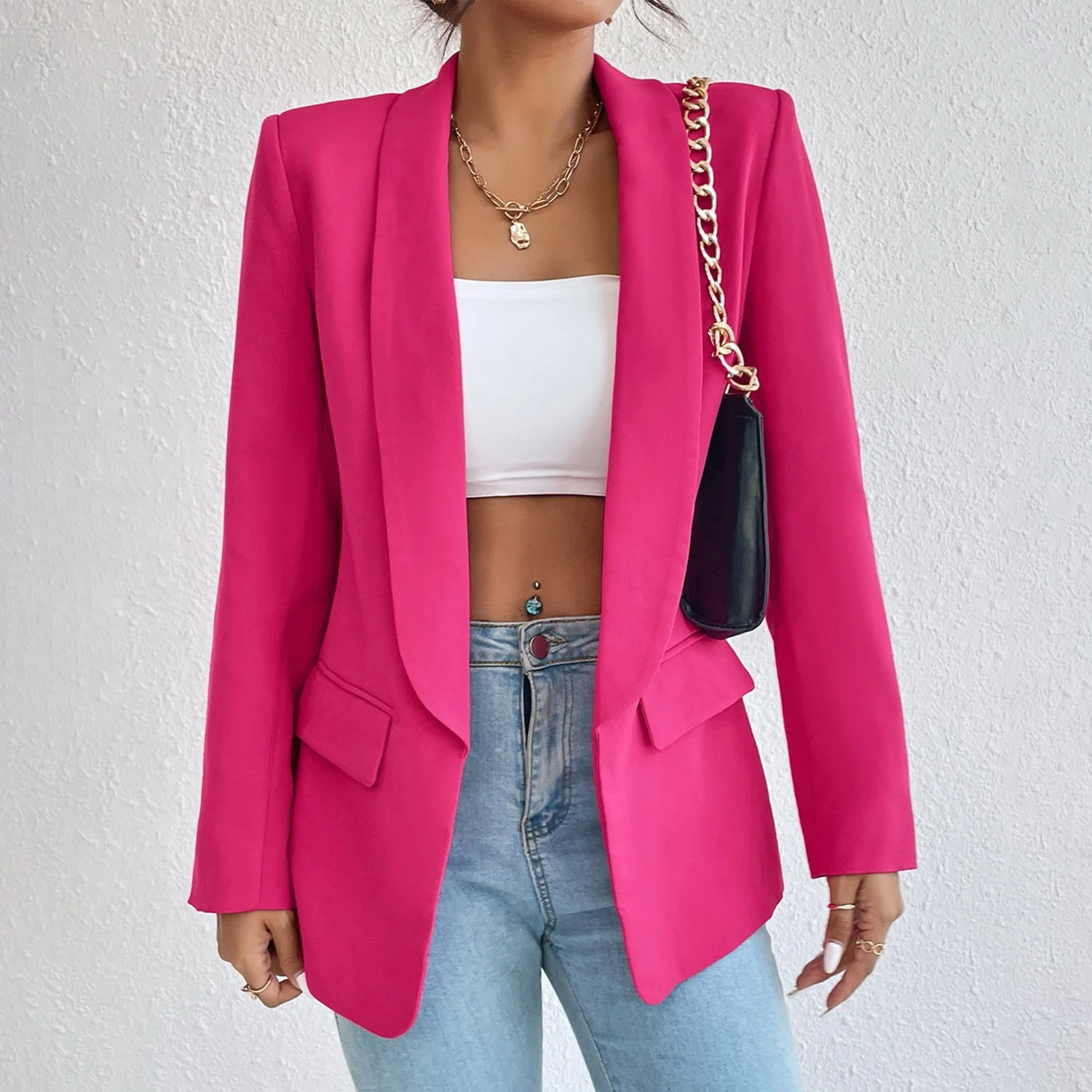 Elegante dames blazer met getailleerde pasvorm - Image 4