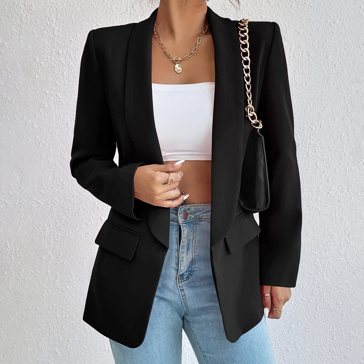 Elegante dames blazer met getailleerde pasvorm - Image 5