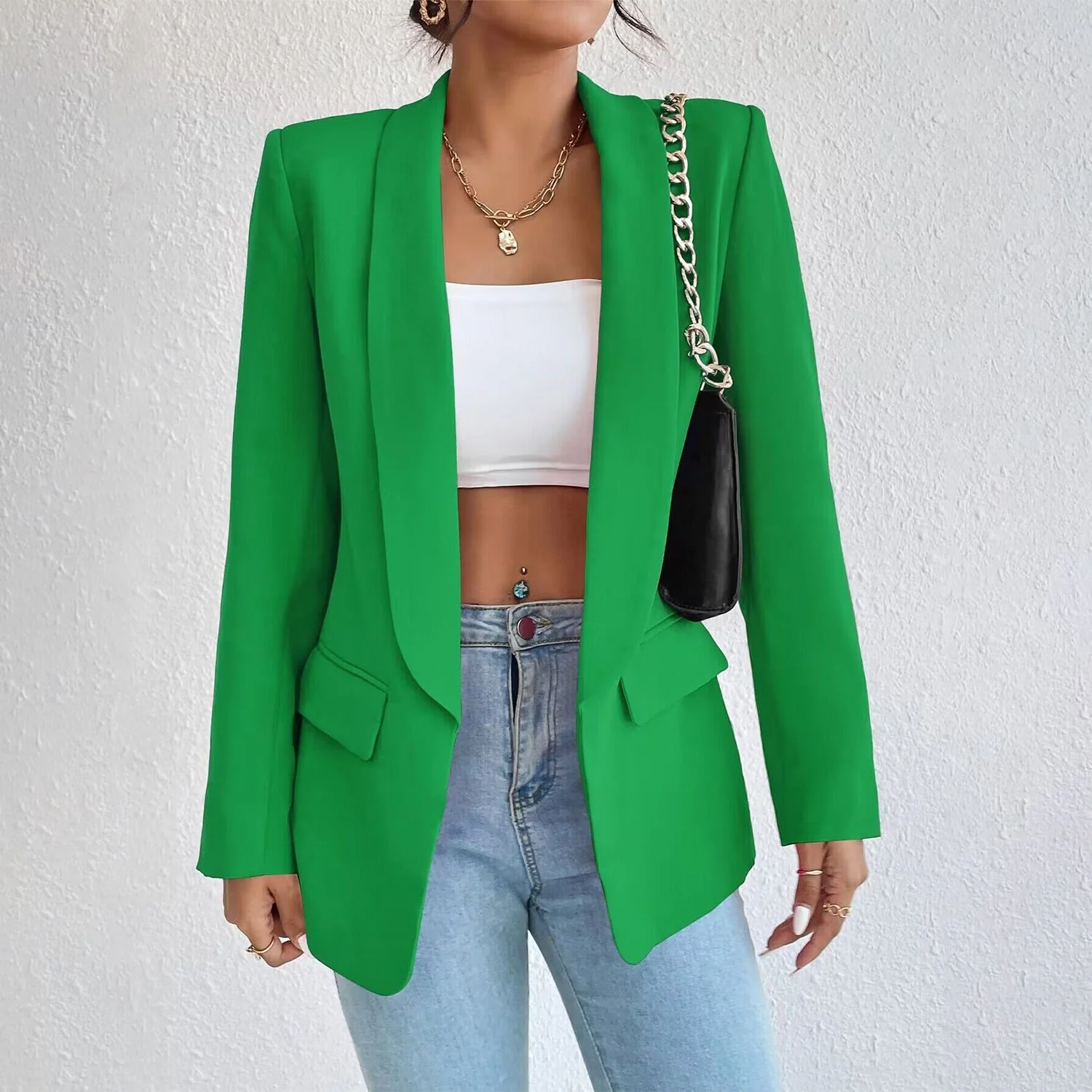 Elegante dames blazer met getailleerde pasvorm - Image 8