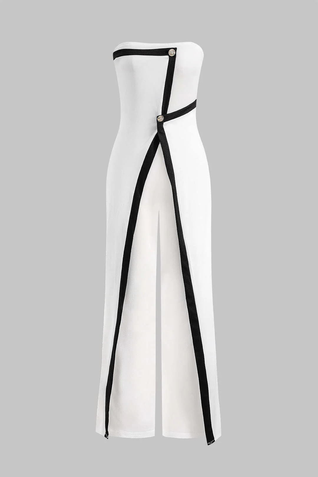 Elegante mouwloze jumpsuit met hoge taille en flatterende pasvorm - Image 10