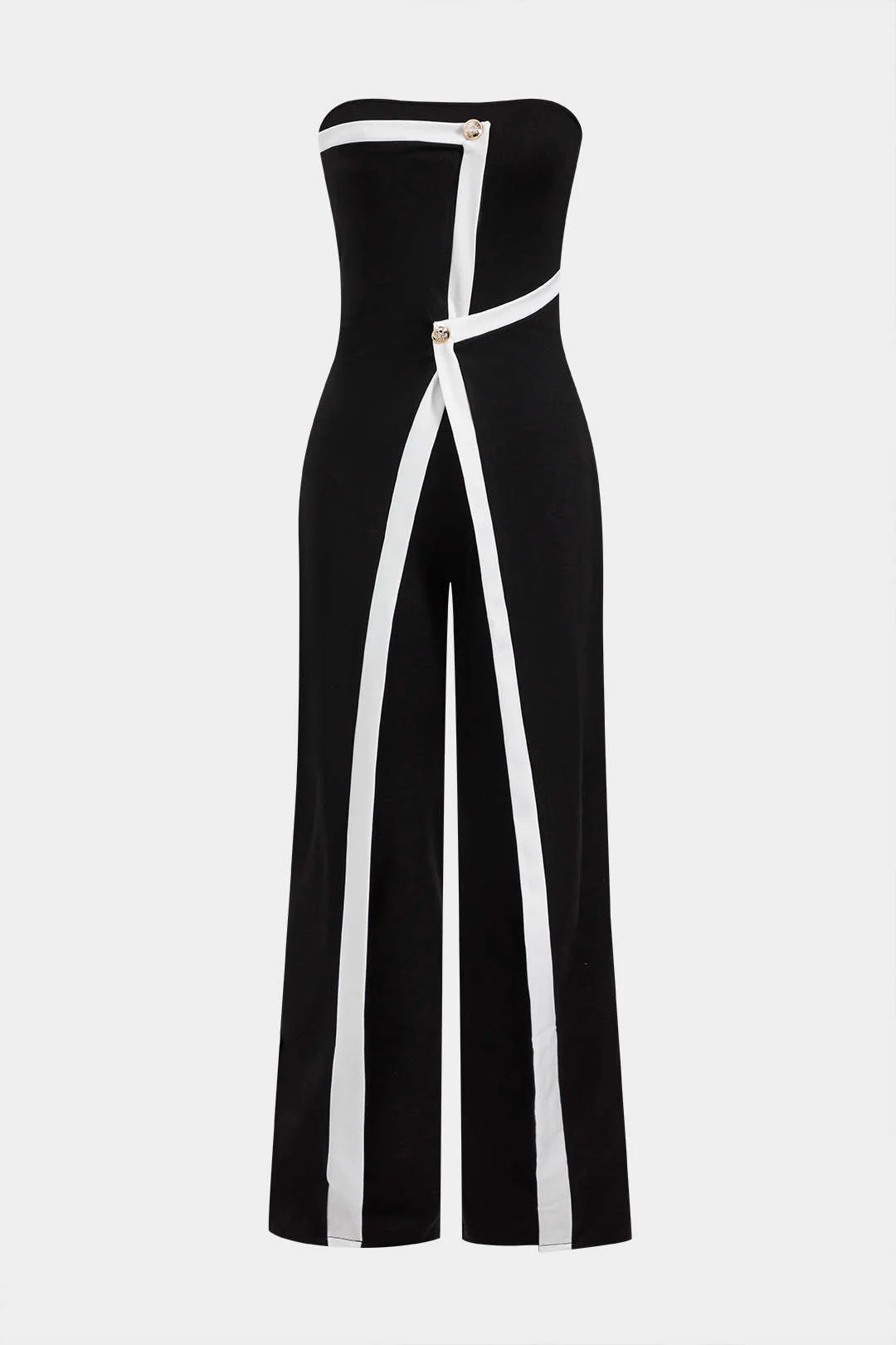 Elegante mouwloze jumpsuit met hoge taille en flatterende pasvorm - Image 4