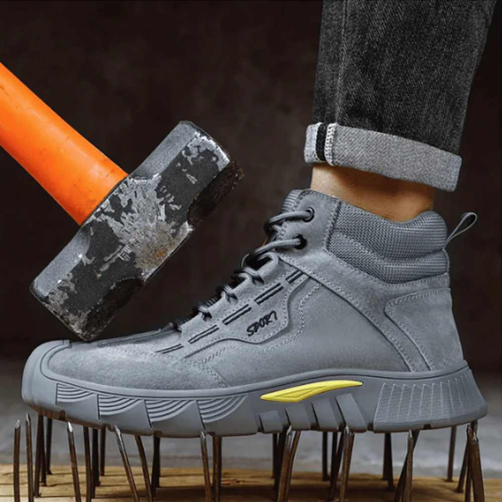 GAVIS | heren hoge veiligheidsschoenen grijs - Image 4