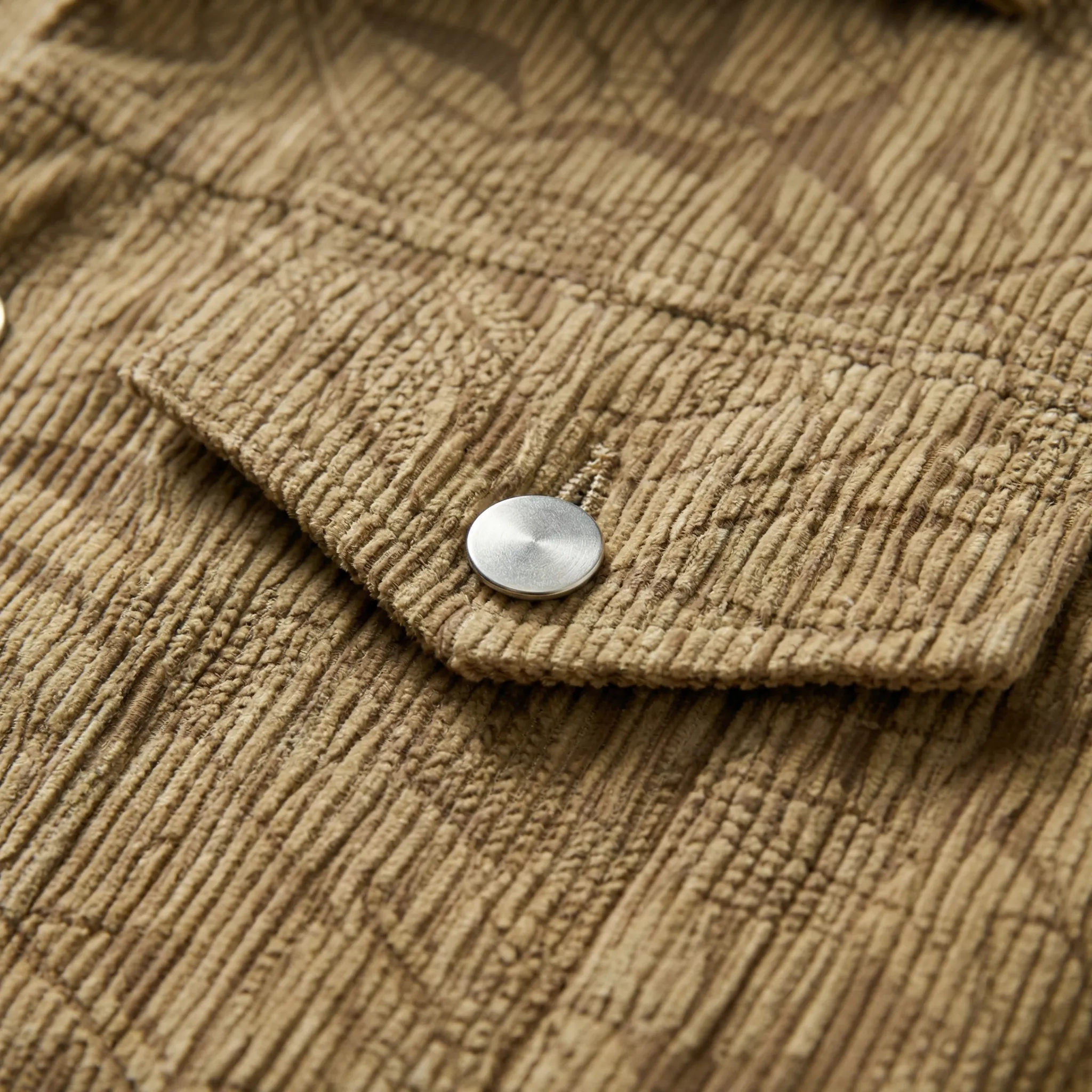 Heren overshirt | Lichte tussenjas met print en borstzakken - Image 3