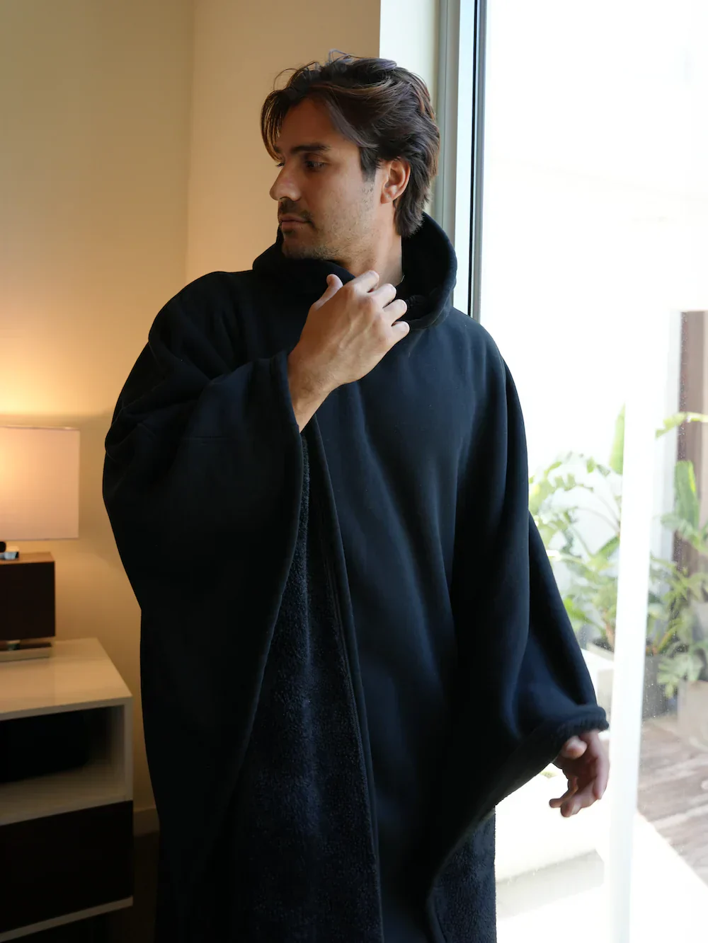 Hoodie deken | Fleece cape met capuchon voor dames en heren - Image 13