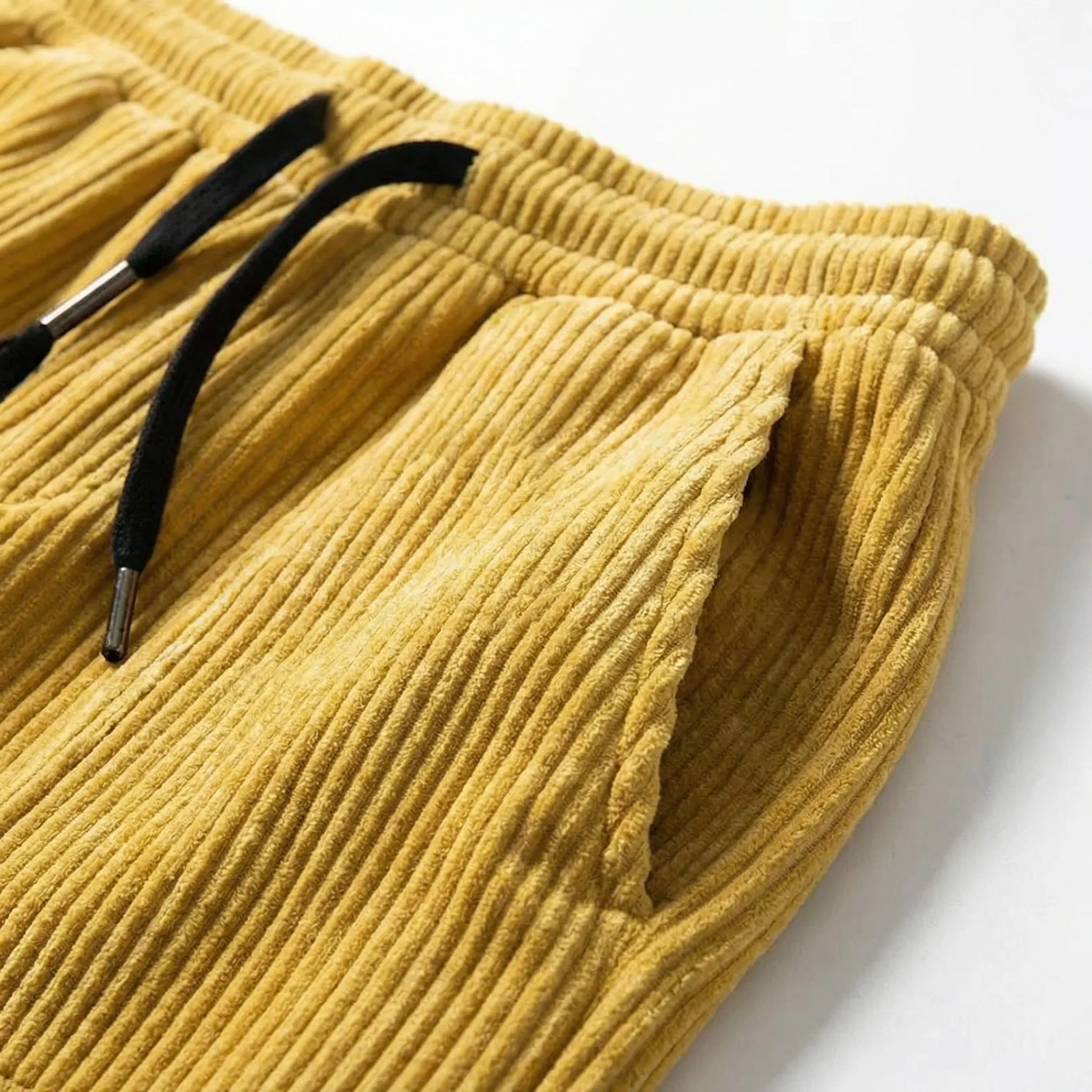 Joggingbroek heren | Corduroy sweatpants met elastische boorden - Image 3