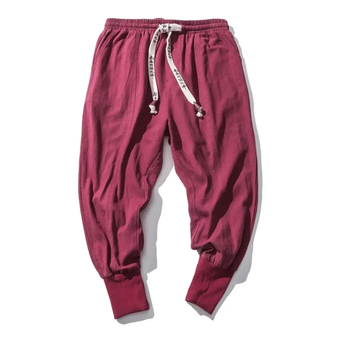 Joggingbroek heren | Japanse stijl jogger met elastische boorden - Image 6