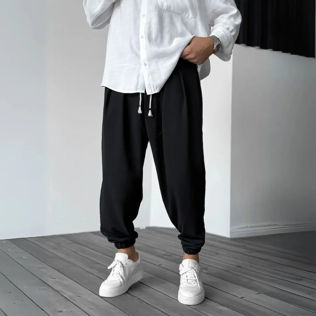 Joggingbroek heren | Tapered jogger met elastische boorden - Image 5