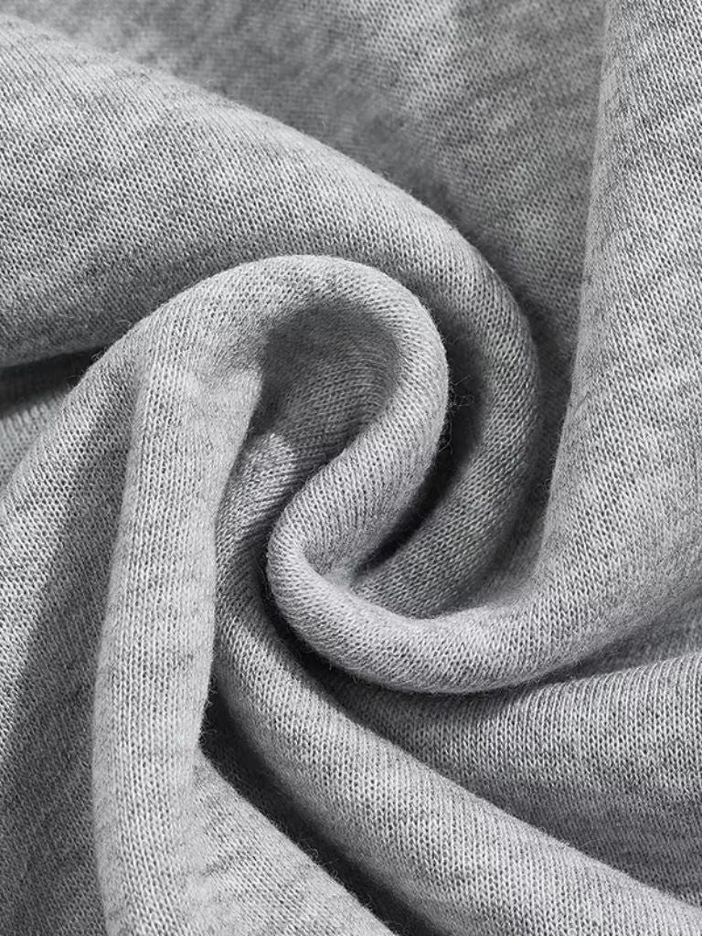 Klassieke half-zip pullover van zachte stof met hoge kraag voor heren - Image 4