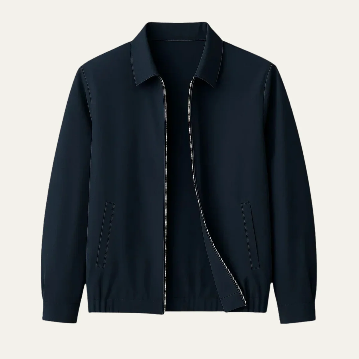 Heren bomberjas | Lichte tussenjas met rits en minimalistisch design - Image 8