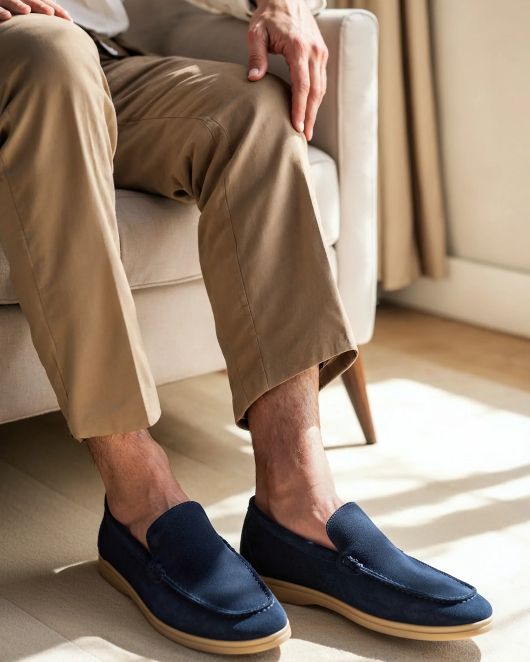 Loafers heren | Suède instappers met comfortabele zool - Image 13