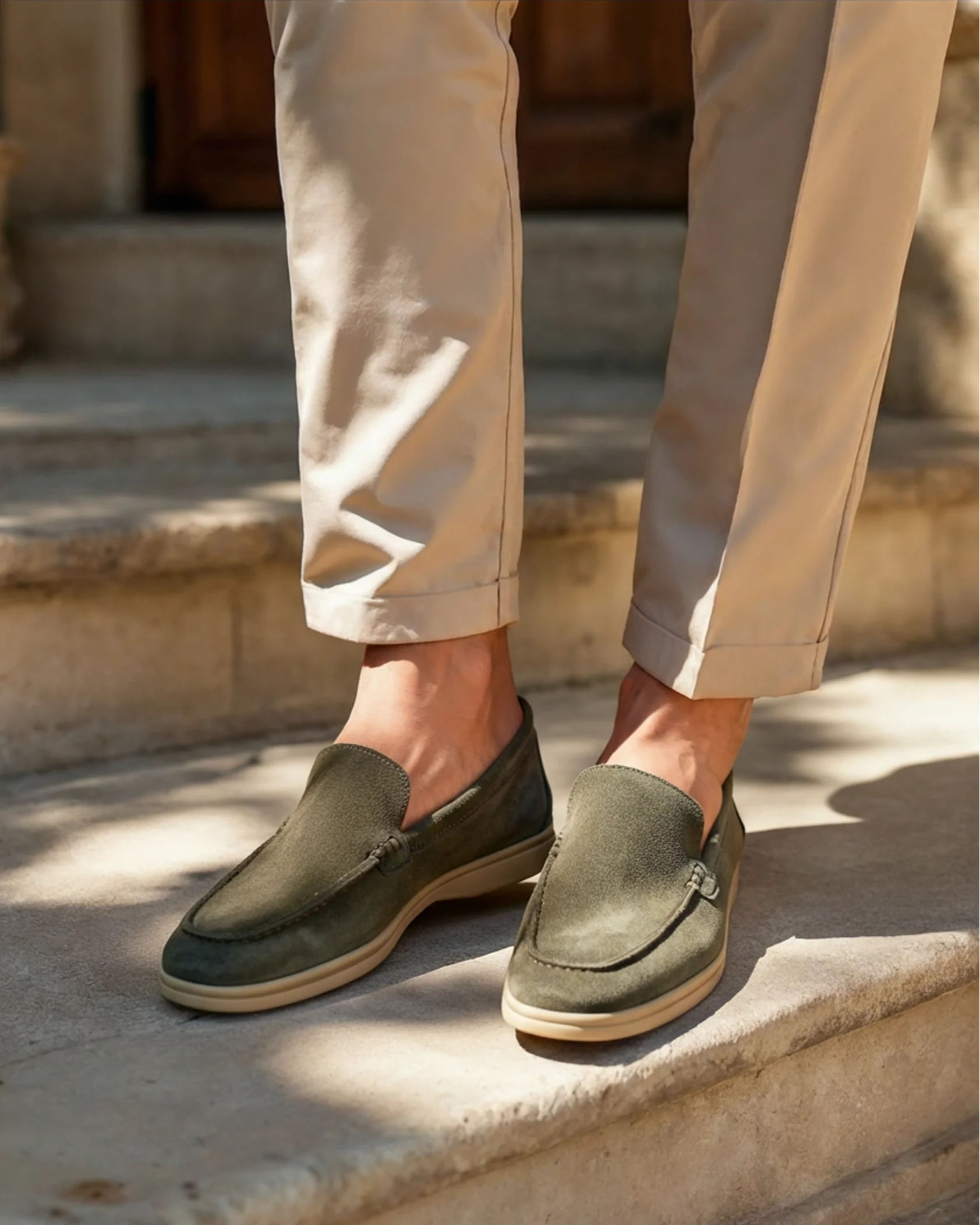 Loafers heren | Suède instappers met comfortabele zool - Image 4