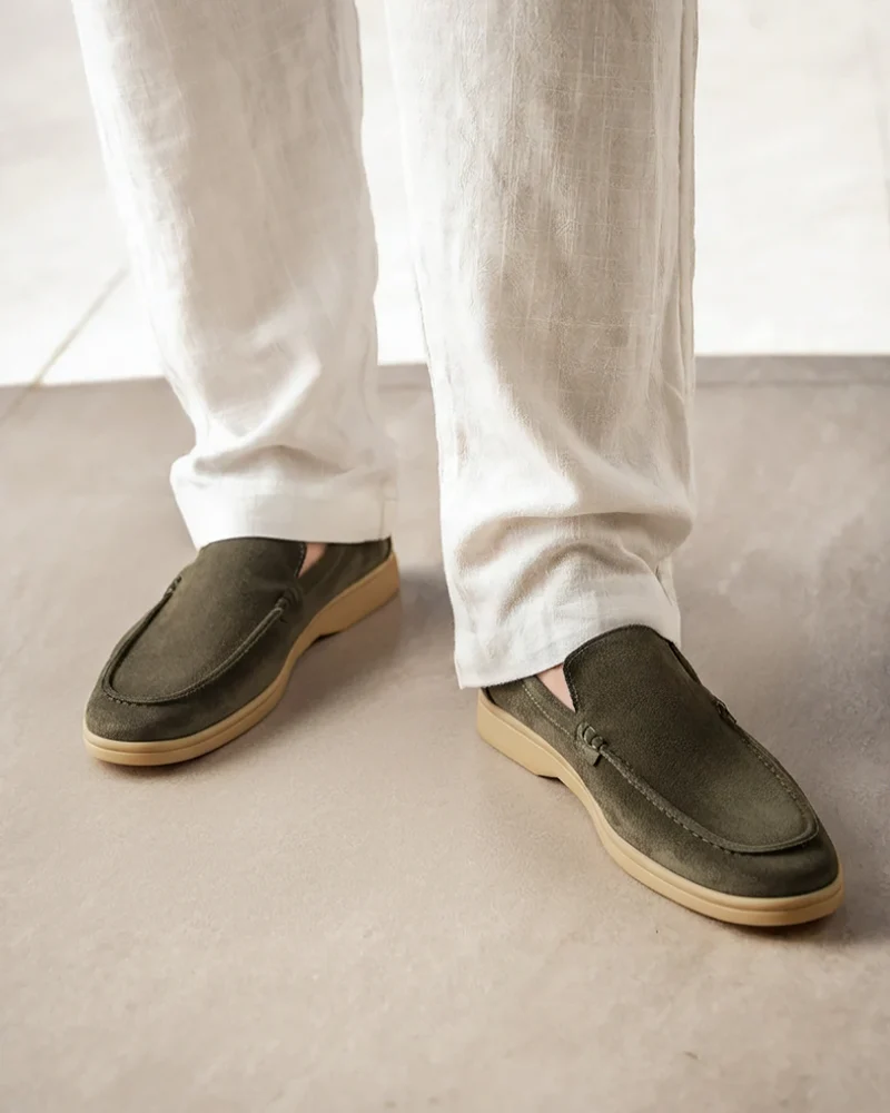 Loafers heren | Suède instappers met comfortabele zool - Image 5