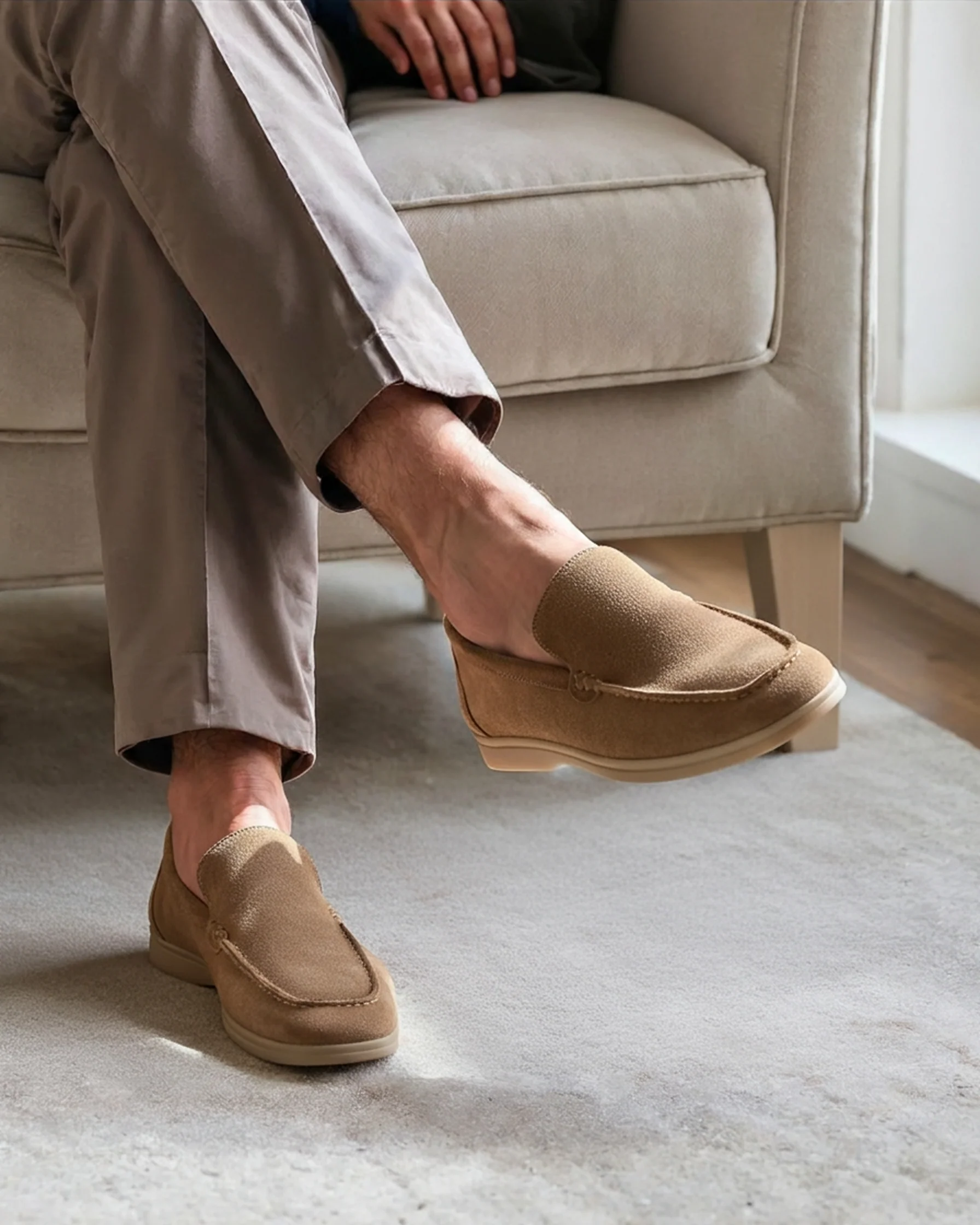 Loafers heren | Suède instappers met comfortabele zool - Image 7
