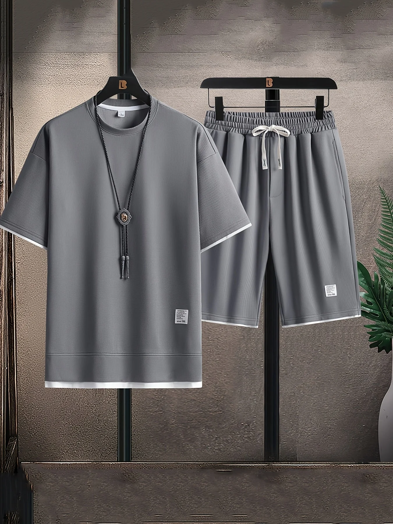 Loungewear set heren | Relaxed fit set met t-shirt en broek - Image 4