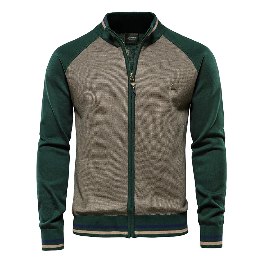 Premium gebreid vest met rits