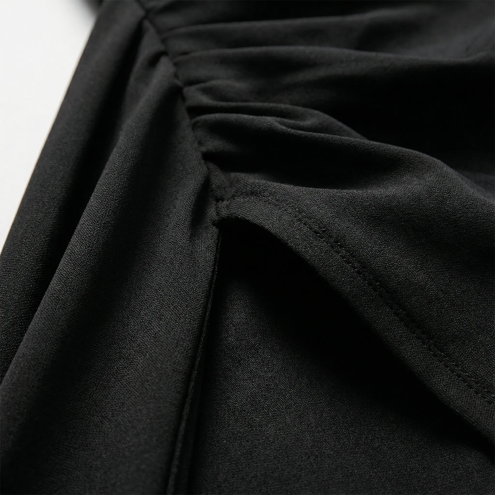 Maxi jurk dames | Elegante strapless jurk met hoge split - Image 3