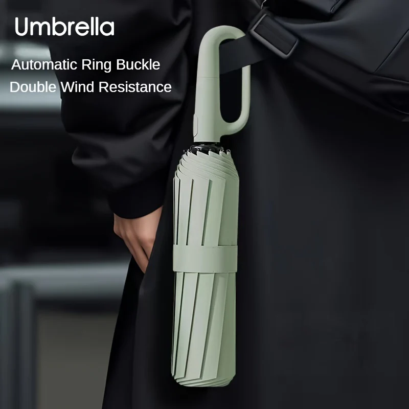 Paraplu | Automatische opvouwbare stormparaplu windproof - Image 6