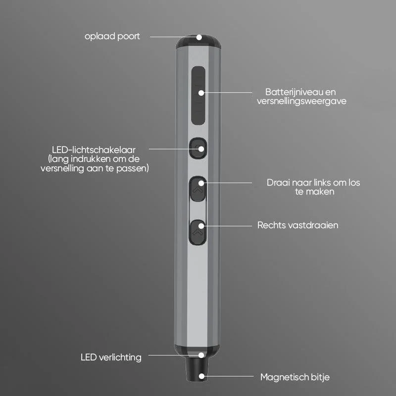 ProFix | 68-in-1 Elektrische Precisieschroevendraaierset - Image 10