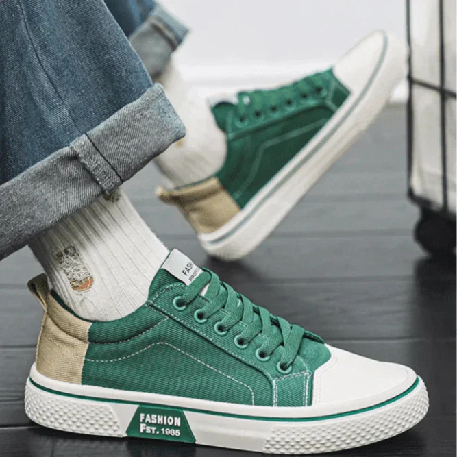 Sneakers heren | Casual canvas schoenen in modern design - Image 8