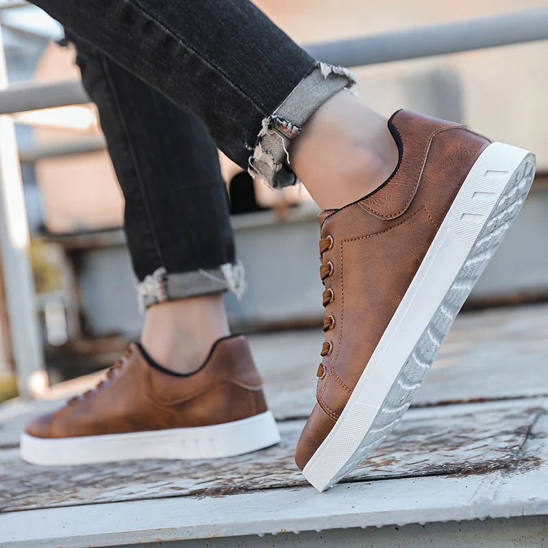 Sneakers heren | Low-top sneakers met vetersluiting - Image 9