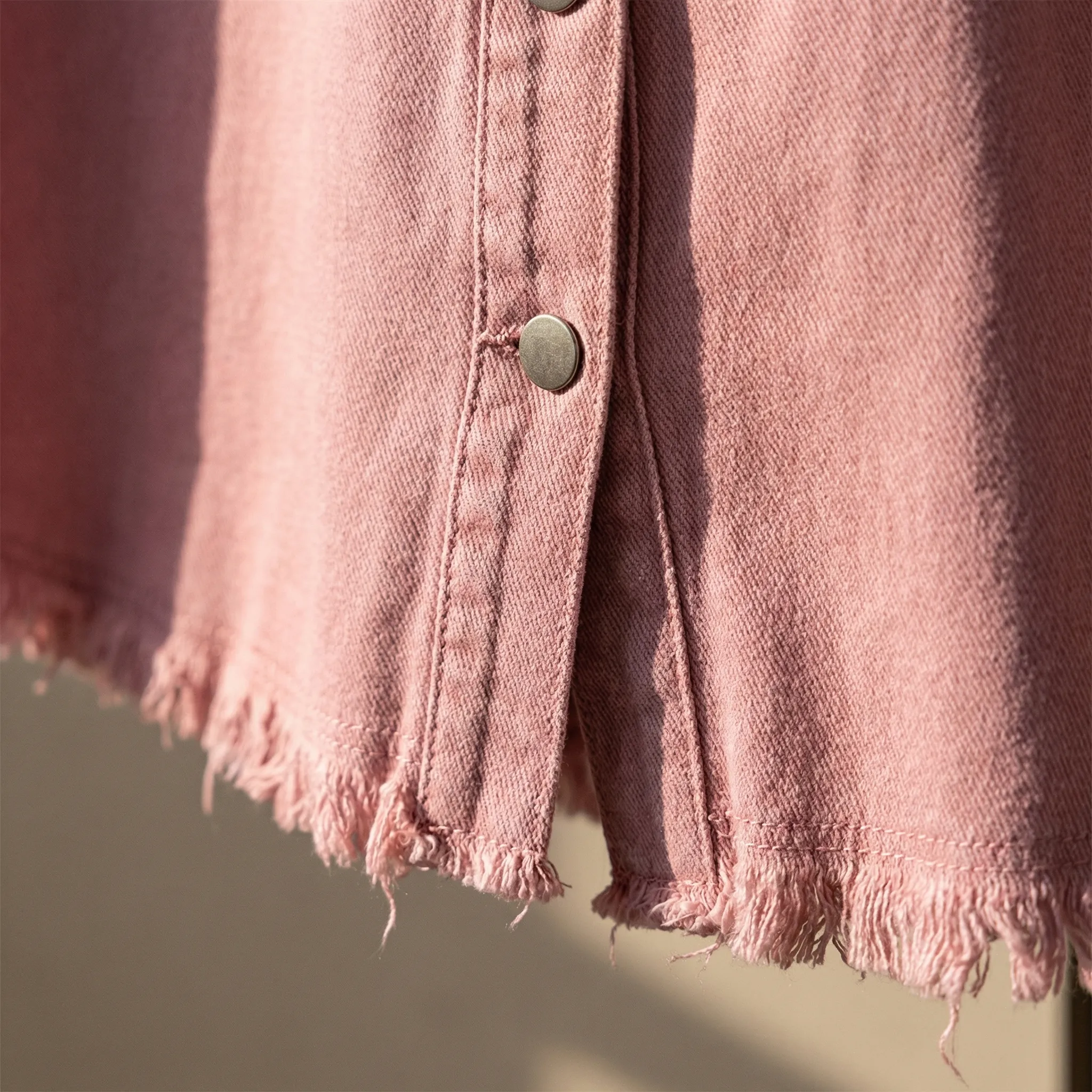 Spijkerjas dames | Denim jasje met knopen - Image 3