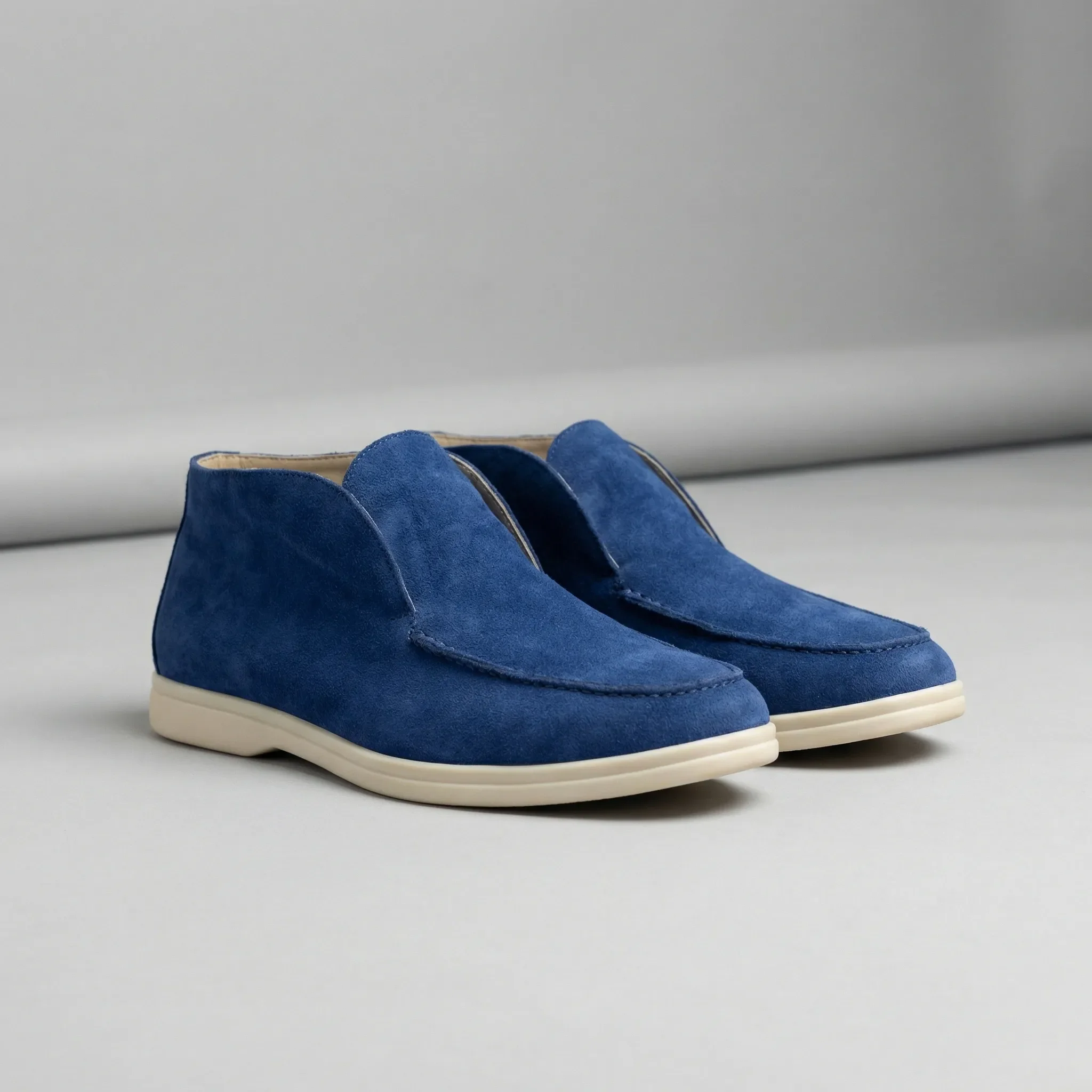 Suède schoenen heren | Instappers met comfortabele zool - Image 2