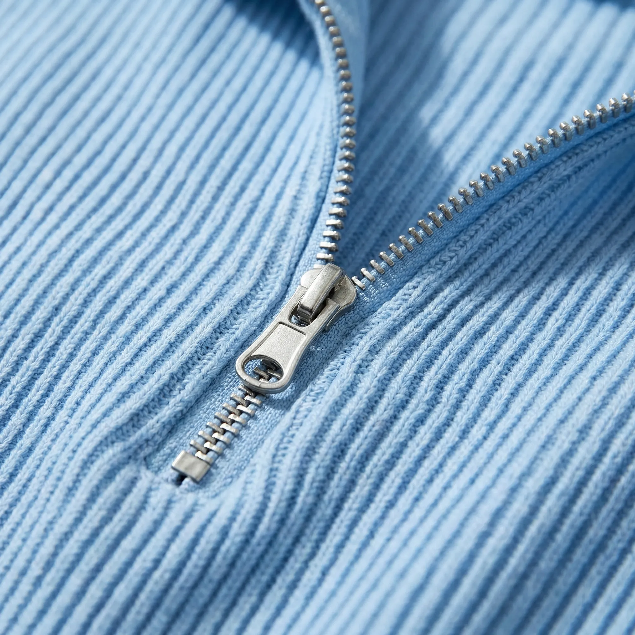 Trui heren | Rib half zip trui met lange mouw - Image 3