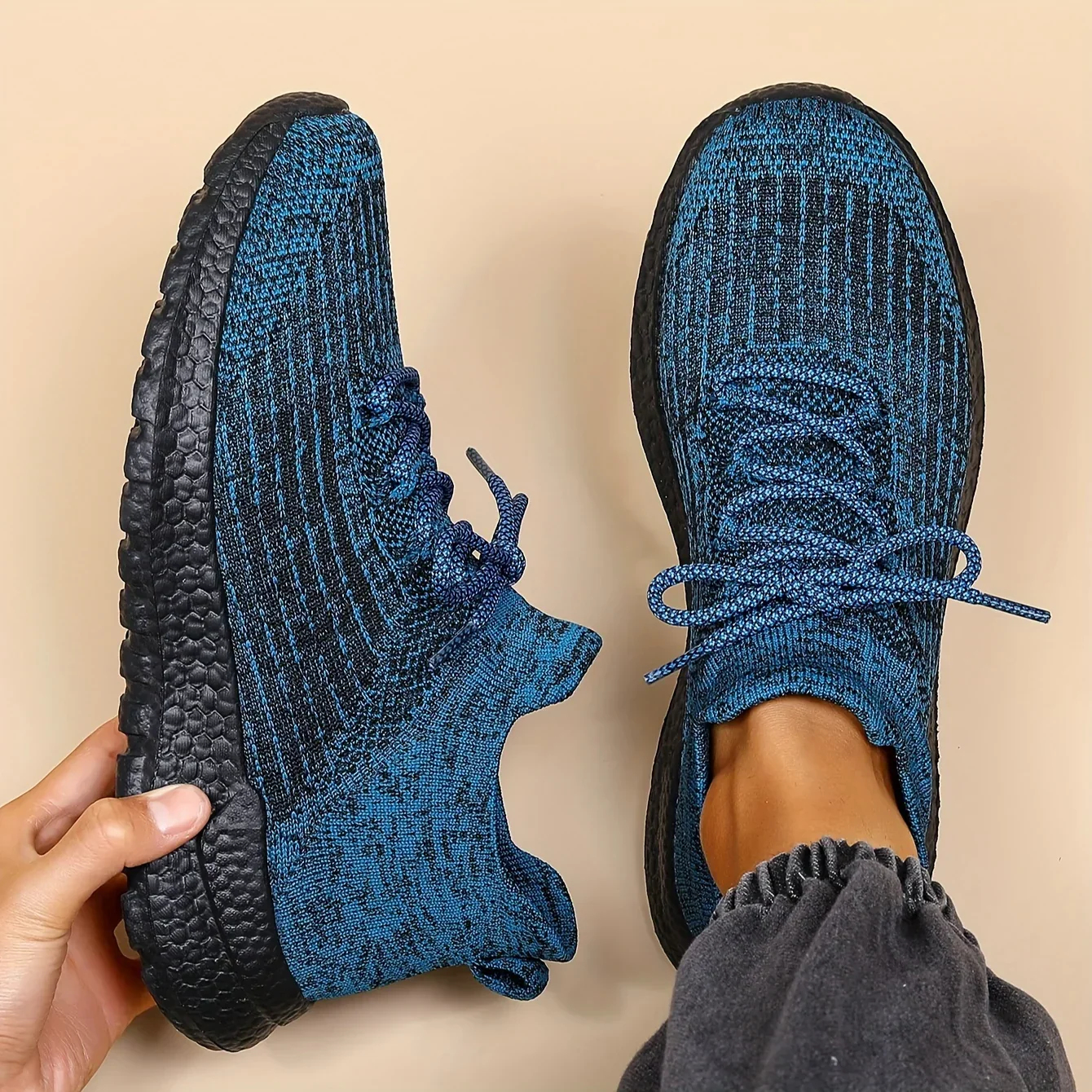 Unisex sneakers zwart | Lichtgewicht sportschoenen - Image 10