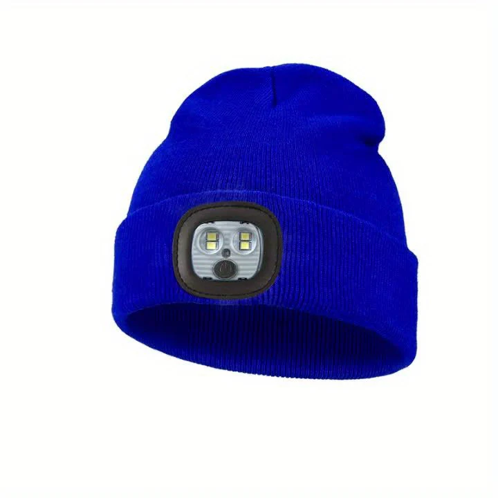 Unisex Wintermuts met Ingebouwde LED Lamp – Oplaadbare Verlichte Beanie voor Buitenactiviteiten - Image 21