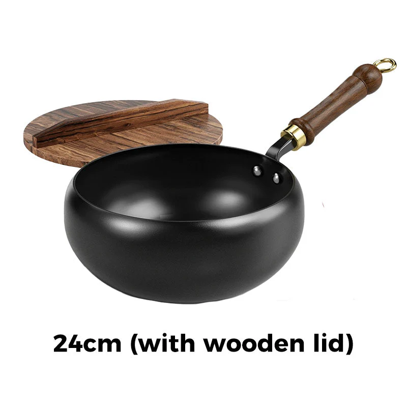 Wokpan gietijzer | Gezonde wok zonder coating voor veelzijdig koken - Image 2