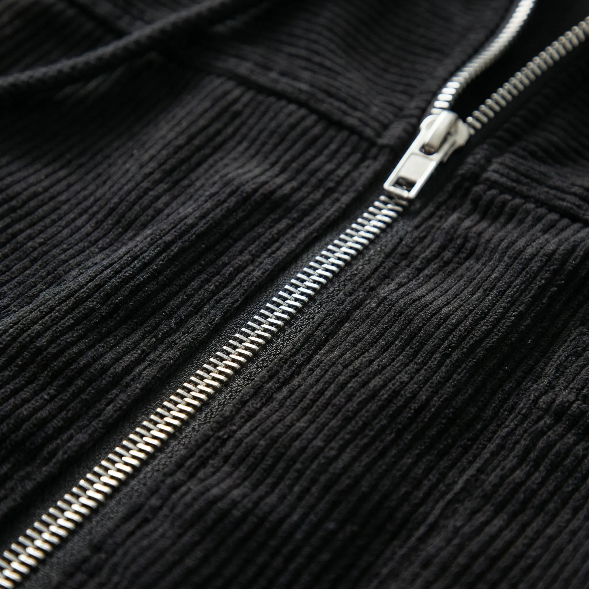 Zomerjas dames | Licht rib jasje met capuchon en rits - Image 3