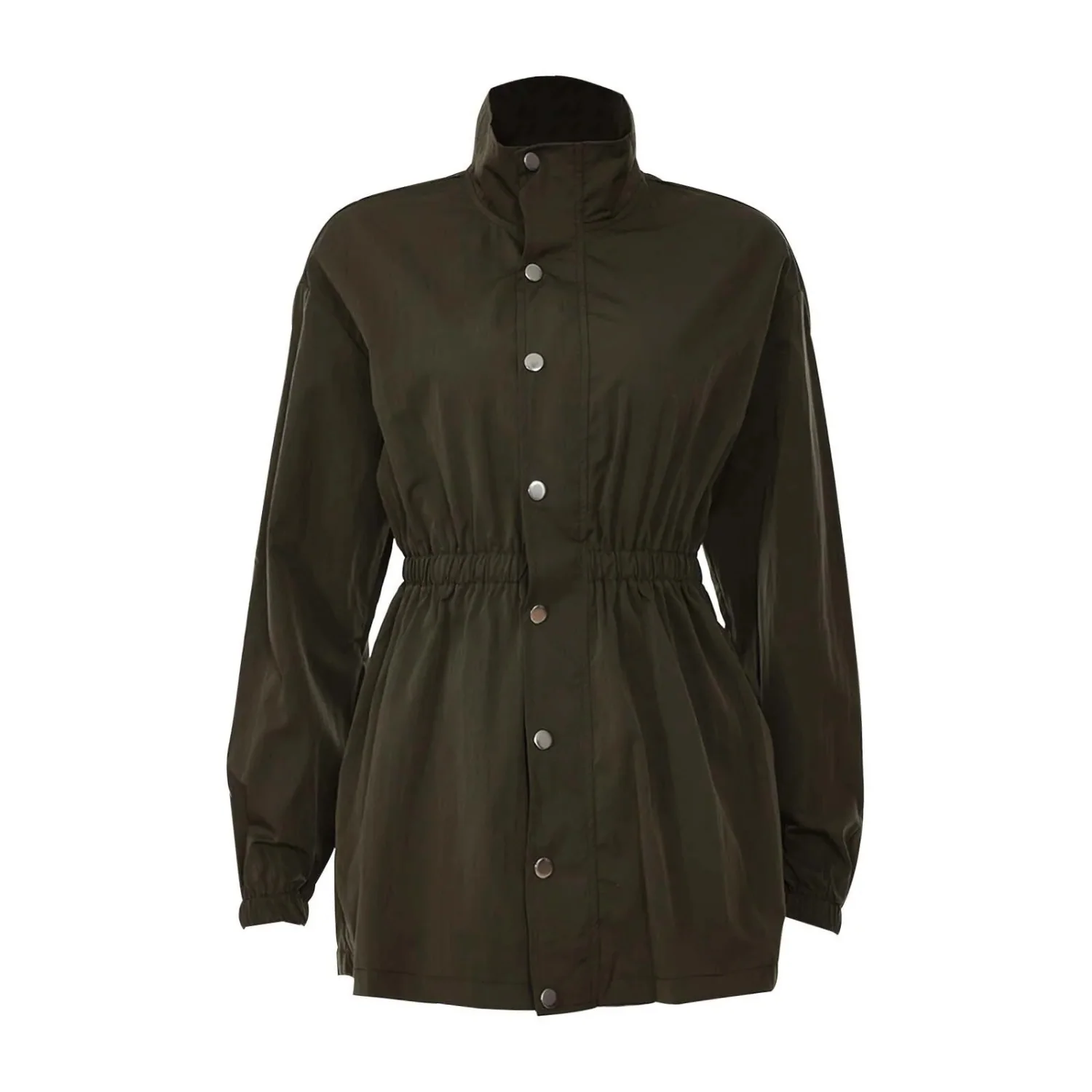 Zomerjas dames | Vintage jasje met hoge taille en drukknopen - Image 6